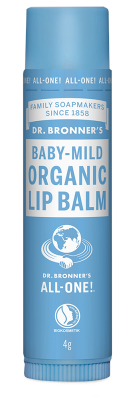 Dr Bronners Baby Mild Organic Lip Balm 4g